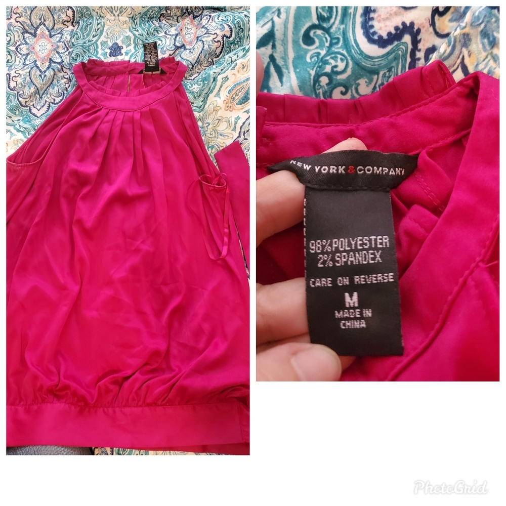 NY and CO. Size medium silk blouse